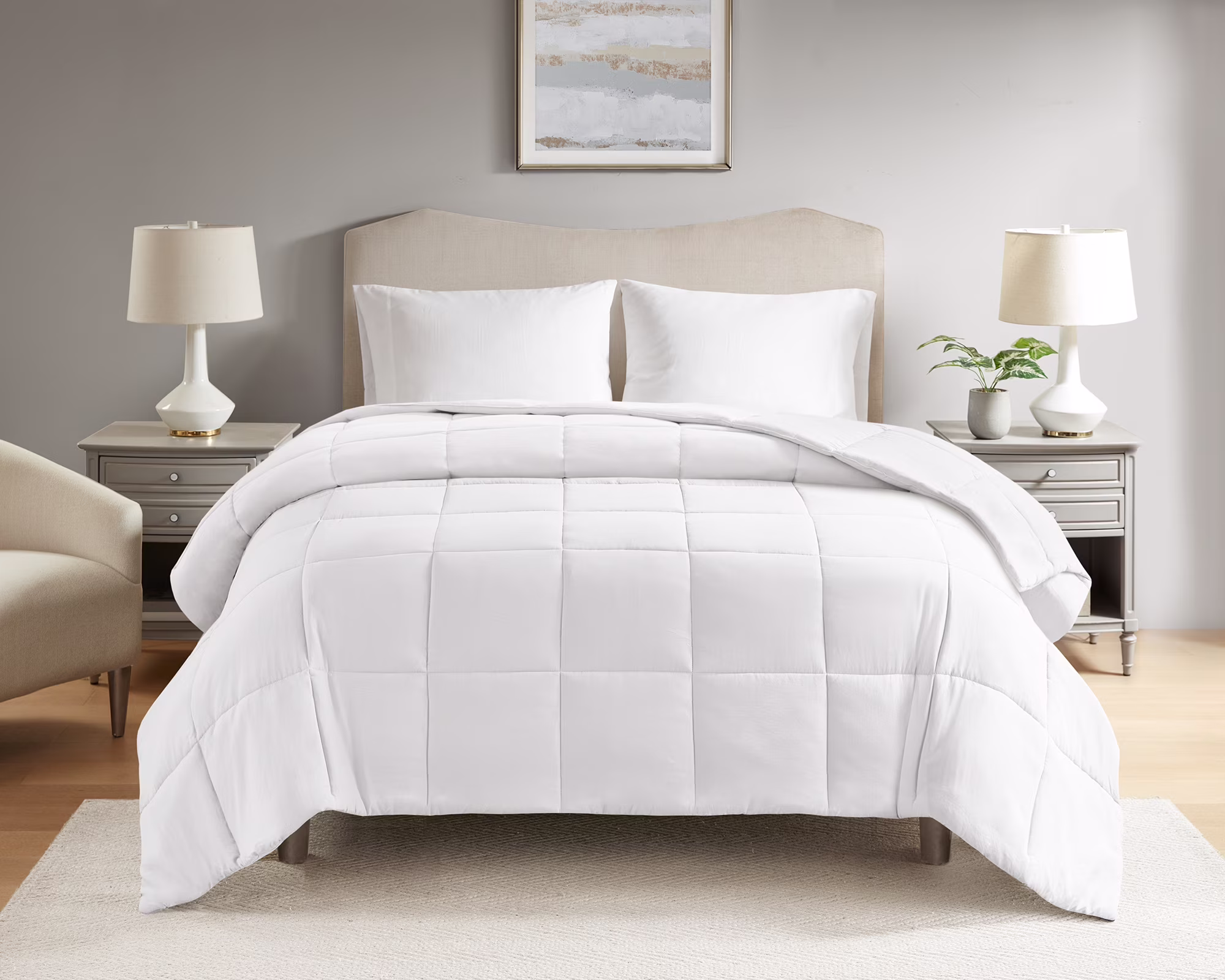 Comforter - King - White