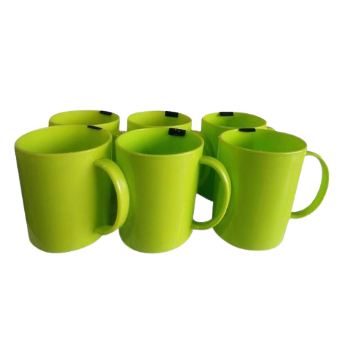 Melamine Cups Set Of 6 Pieces -Green