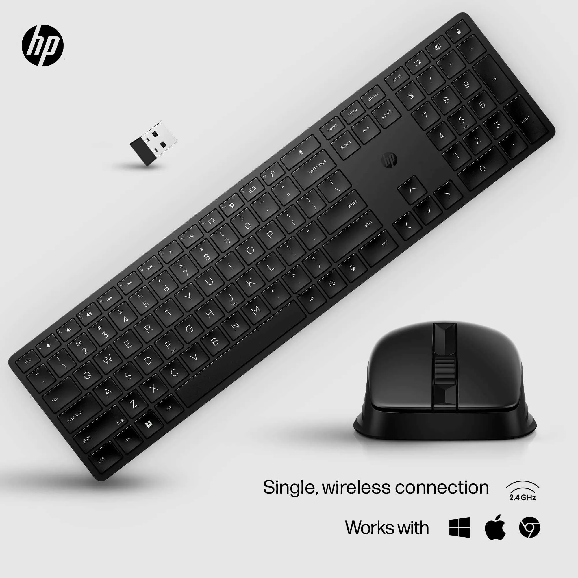 HP Wireless Keyboard - Black