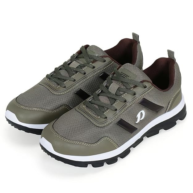 DOCTOR EXTRA SOFT Memory Foam Mens Running Shoe with EVA Sole | Sports,Gym,Training,Walking,Jogging,Casual,School | Lightweight & Comfortable| Sneakers Lace-Up Athletics Loafer Gent's & Boy's D-2003