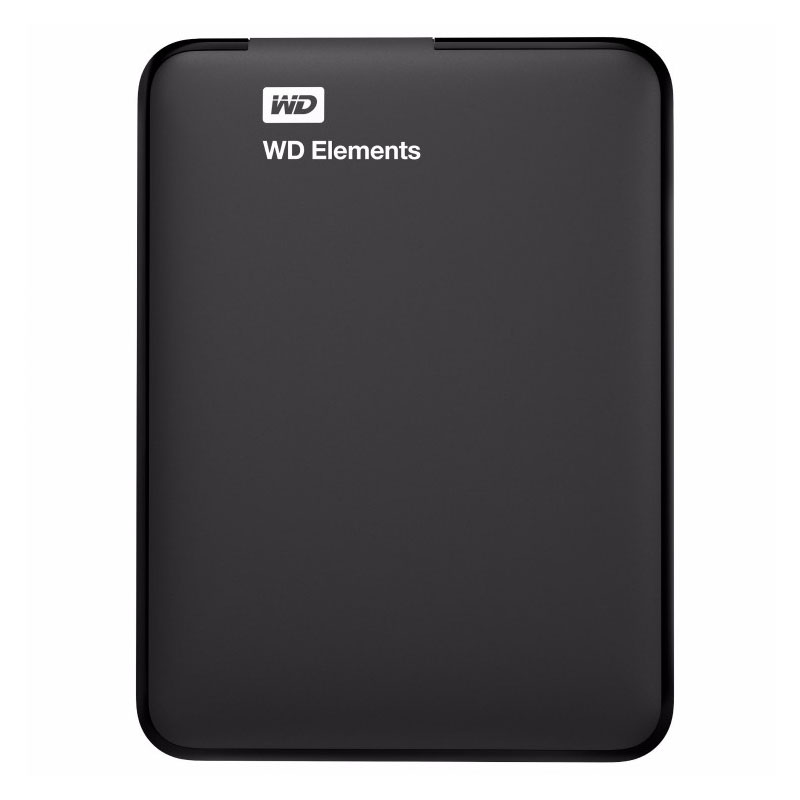 WD Elements 1TB External Hard Drive - Black