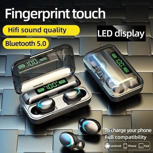 BTH F9-5C Wireless Headsets Bluetooth Earbuds-Black