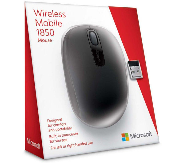 Microsoft Wireless Mobile Mouse 1850 - Black