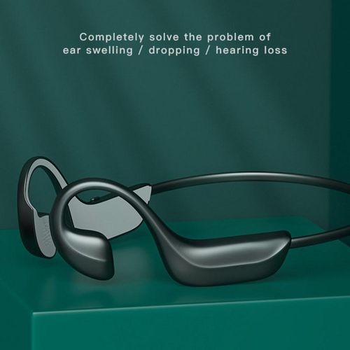 Generic Waterproof G-100 Bone Conduction Ear-Hook-Black