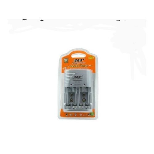 Generic Electric Rechargeable Battery Charger Size AA,AAA and 9V - Silver