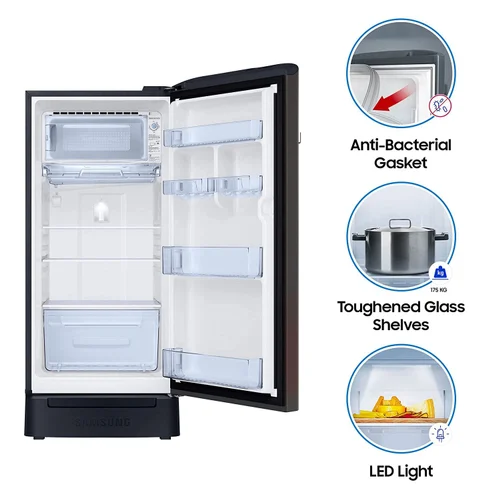 Samsung 198L Single Door Fridge - White