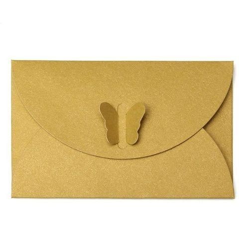 Vintage Butterfly Small Mini Paper Wedding Gift Envelope