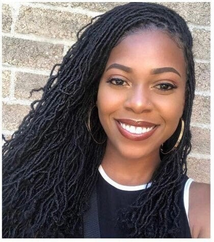 0.4cm Dreadlock extensions, loc extensions, extra small loc extensions, 100% human hair (20 locs per bundle) 1B Natural