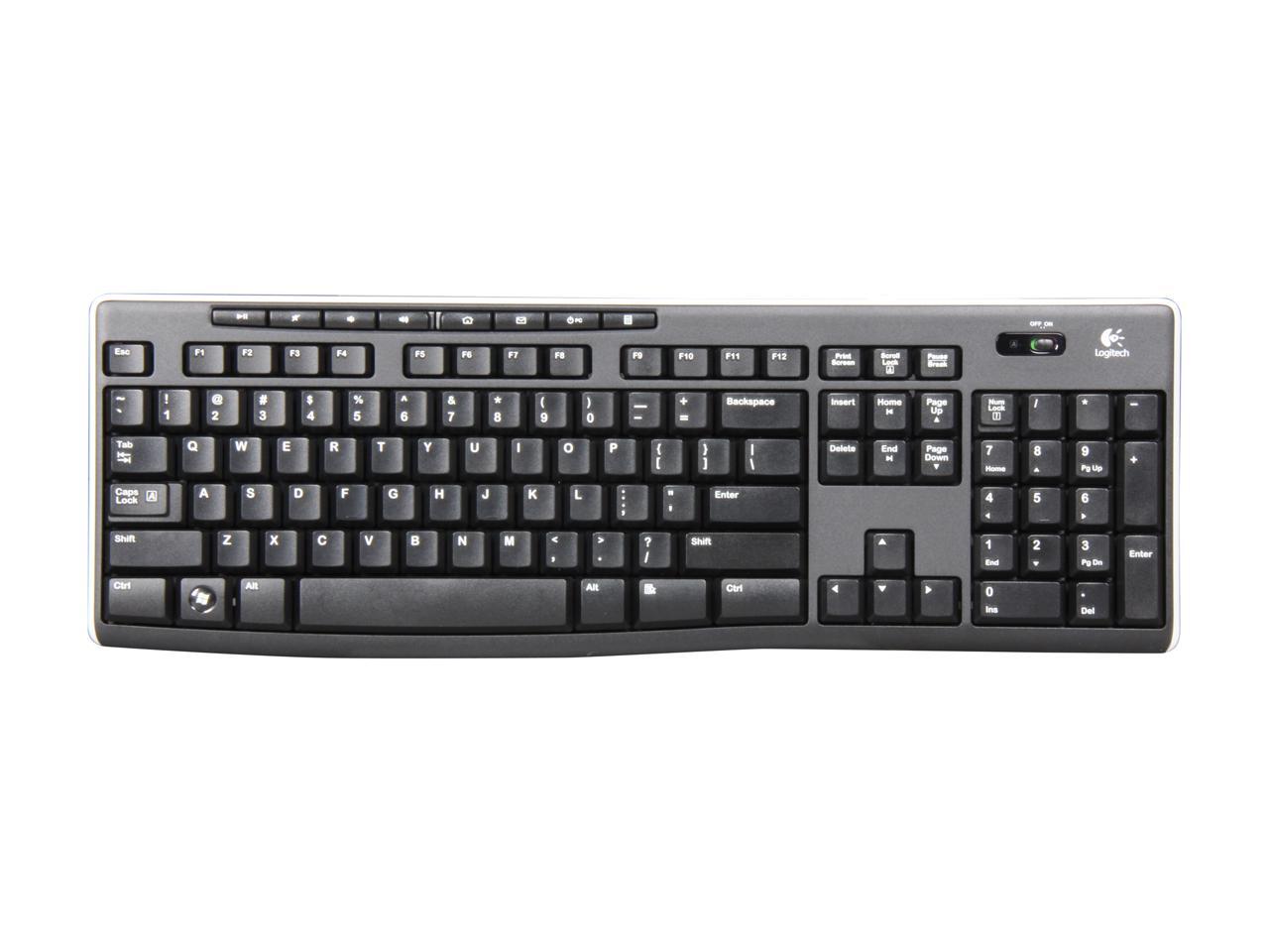 Logitech K270 Wireless Keyboard - Black