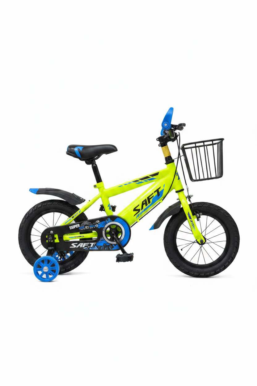 Kids Bicycle – Green/Yellow (SAFT)