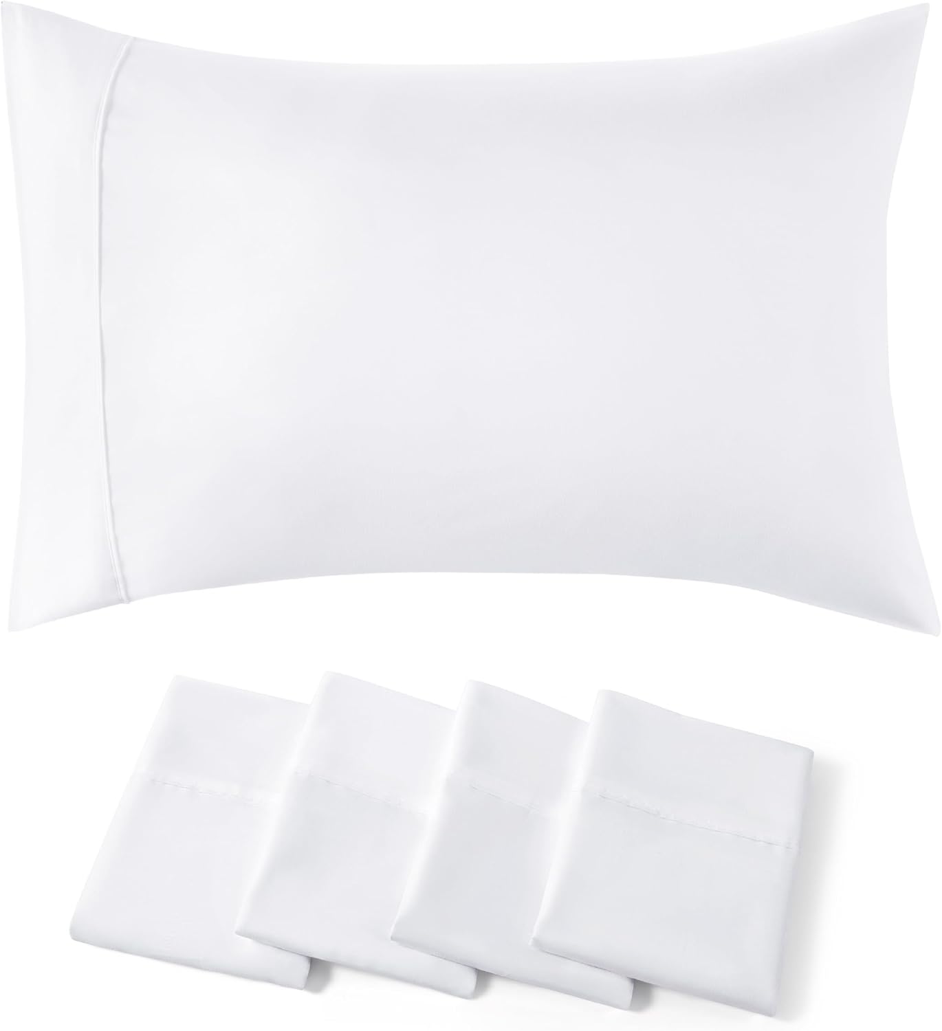 Pillow Case Set - 4 Pieces - White