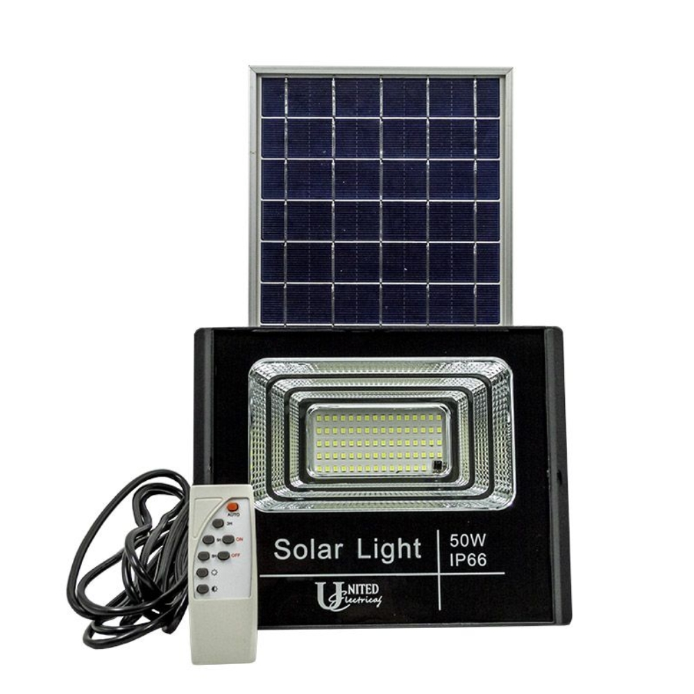 Generic Solar LED Floodlight 50W - White