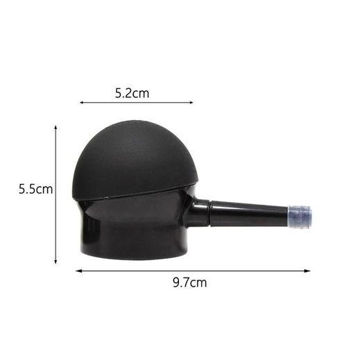 Applicator Pump Black Sprayer For Hair Building Fiber Hair Loss
