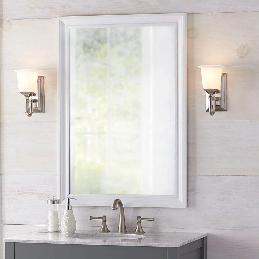 Bathroom Mirror - Vanity - White