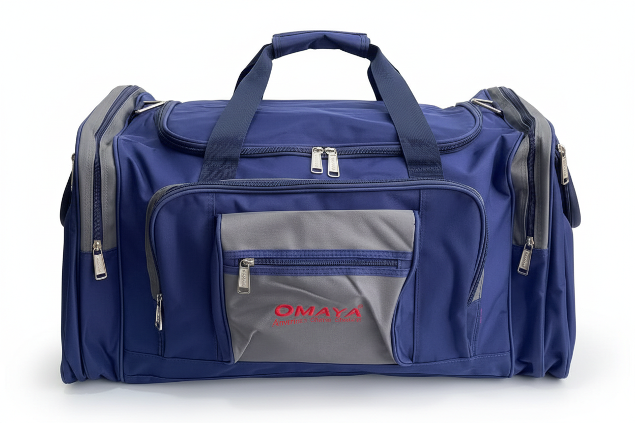 Omaya Navy Blue Travel Duffel Bag