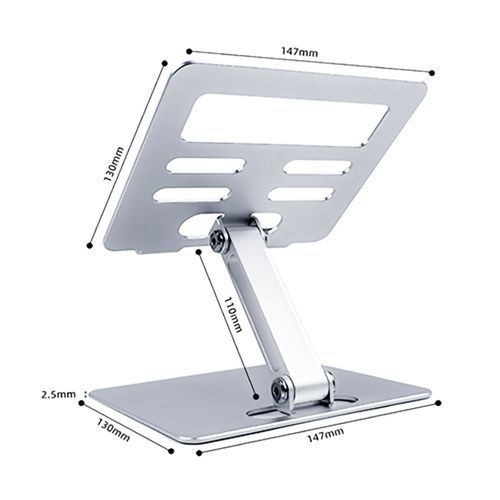 Aluminum Alloy Foldable Desk Tablet Phone Stand Metal Holder Portable Support For IPad Pro 12.9 Desktop Mount Bracket