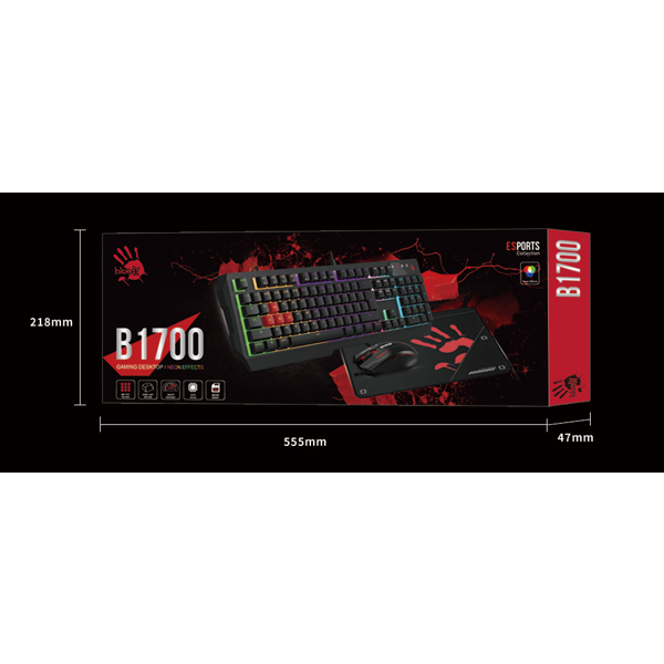 A4Tech Bloody B1700 Gaming Keyboard - Black