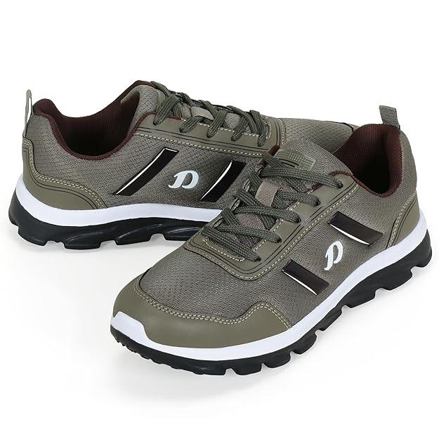 DOCTOR EXTRA SOFT Memory Foam Mens Running Shoe with EVA Sole | Sports,Gym,Training,Walking,Jogging,Casual,School | Lightweight & Comfortable| Sneakers Lace-Up Athletics Loafer Gent's & Boy's D-2003