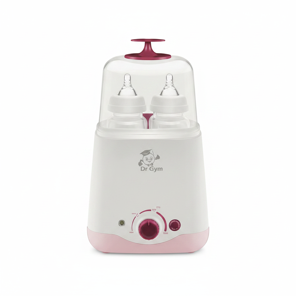 Dr Gym Multi-Function Baby Bottle Warmer & Sterilizer | 2 Bottles | 24Hr Warming