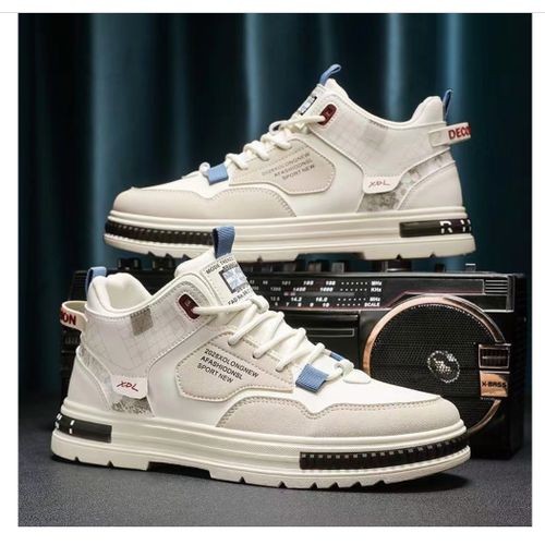 Men Breathable Outdoor Walking Men's Sneaker Comfortable PU Leather