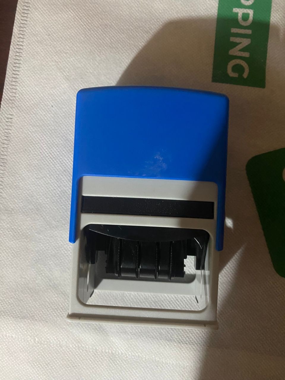 Office Stamp Office Stamp Self-Inking Dater, that can be customised to your needs with logos or text and centred date.