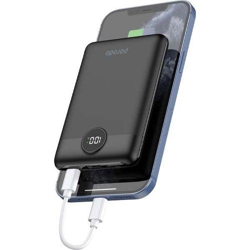 Porodo Super Compact Power Bank 20000mAh - Black