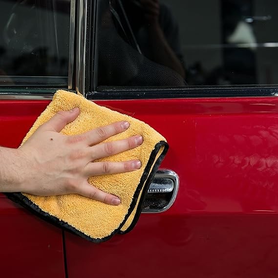Microfiber Drying Chamois, Gold, 3 Pack, 24" x 16"