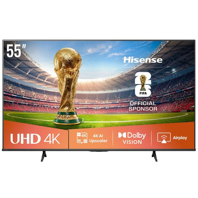 Hisense 55 Inch 4K UHD LED VIDAA Smart TV - 55A6Q (3 Years Warranty)