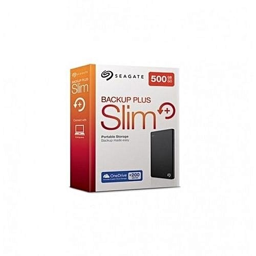Seagate Backup Plus Slim 1TB - Black