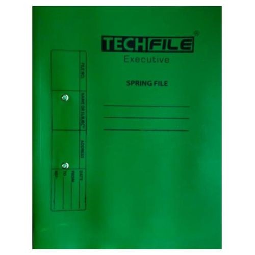 Generic Tech File Executive Spring File Pvc Green