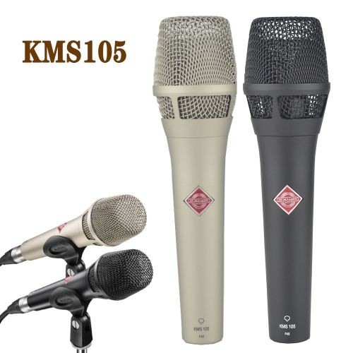 KMS105 Microphone，Cl A quality professional microfone condensador，wired vocal studio recording Mic，for tiktok gaming karaoke 2 pcs golden