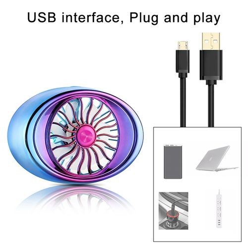 Car Vent Fan Multi-function USB Interface Portable Fan