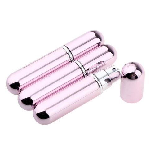 Size Portable Aftershave Travel Bottles Spray 3Pcs shiny pink