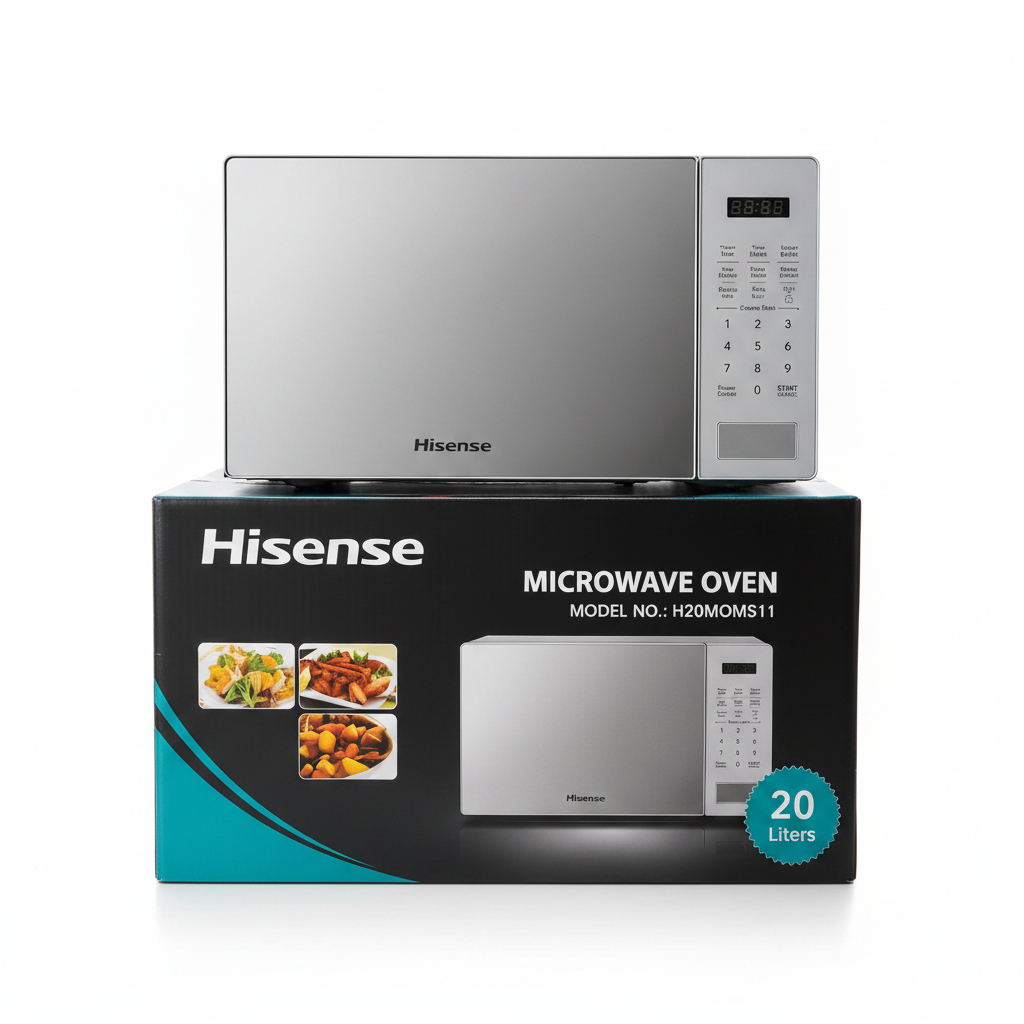 Hisense 20L Microwave Oven H20MOMS11 | 700W | Child Safety Lock | 2 Year Warranty