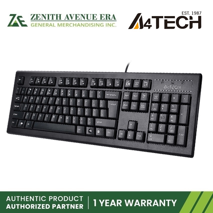 A4Tech Wired Keyboard - Black