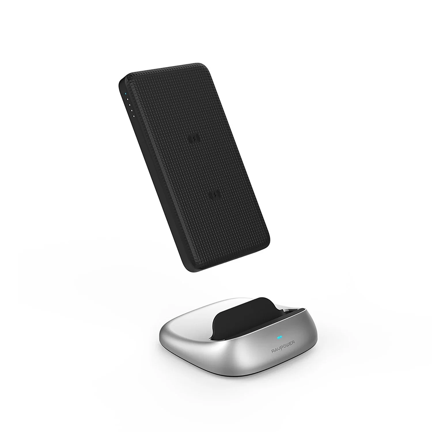 Rav Power 3 in 1 Wireless Charging Kit 5,000mAh 10w fast wireless charging Black