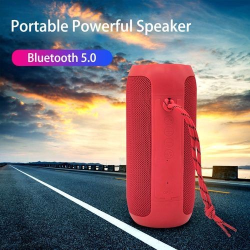 High power 20W Portable Bluetooth Speaker Wireless B Outdoor Column Support AUX TF USB Subwoofer Stereo Loudspeaker