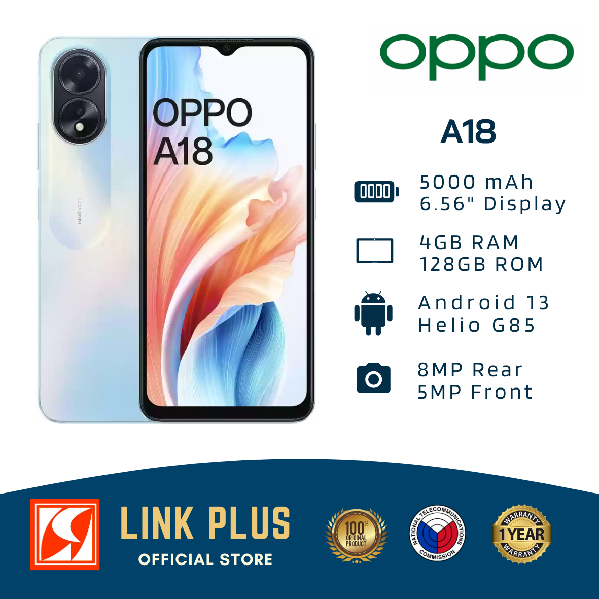 OPPO A18 4GB/128GB