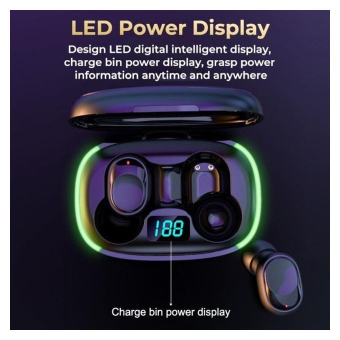 Ear Buds Deep Bass Ergonomic Design Music Player Multifunctional Wireless Earbud Bluetooth-Compatible 5.1 Headphones