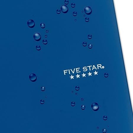 Five Star Spiral Notebooks + Study App, 6 Pack, 5 Subject, College Ruled Paper, Fights Ink Bleed, Water Resistant Cover, 8-1/2" x 11", 200 Sheets,Assorted Colors (73793)