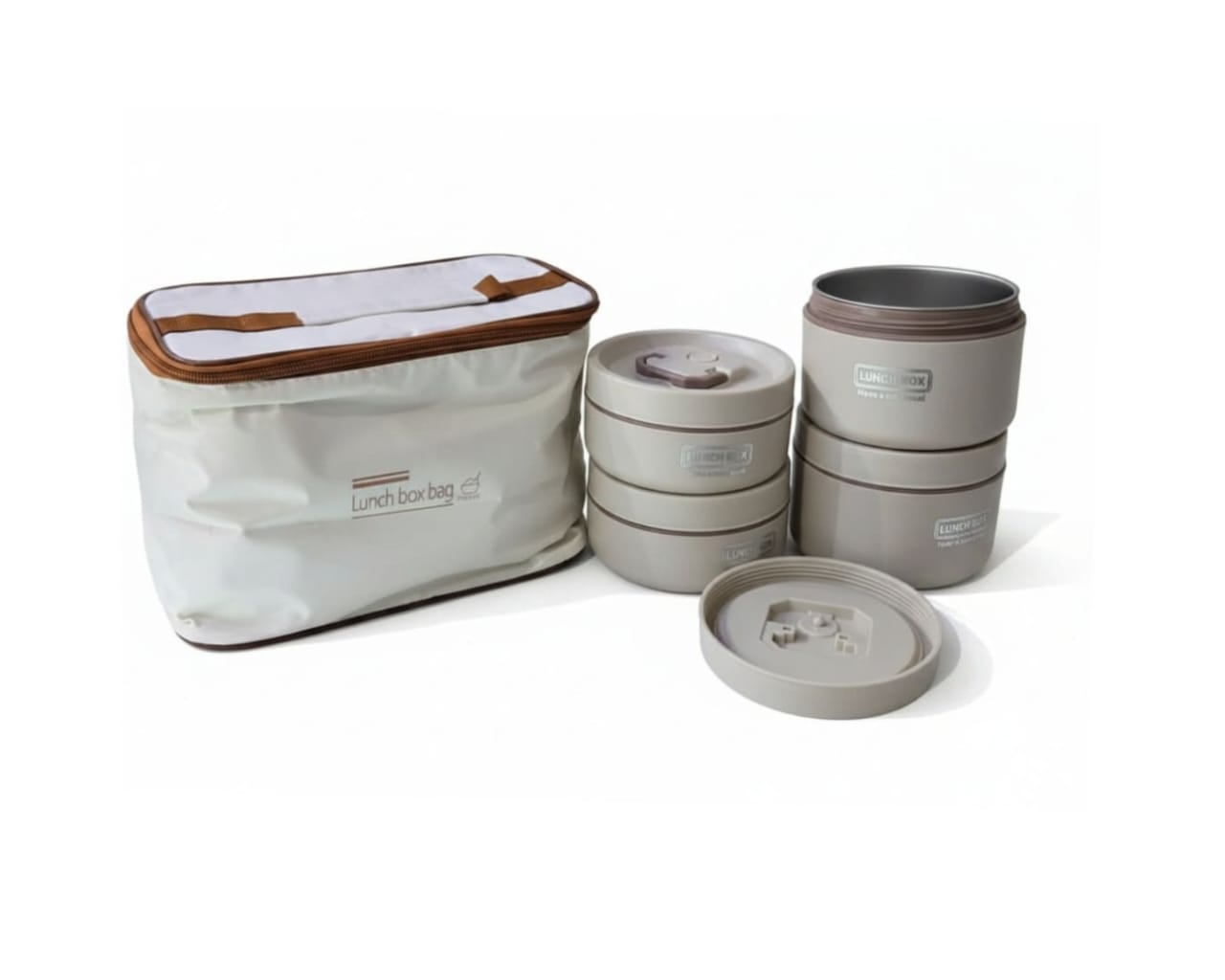 4 piece lunchbox with Insulated Carry Bag