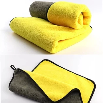 30x40CM Car Wash Microfiber Towel Car Cleaning Drying Cloth Kitchen Care Detailing Car Wash Towel Cleaning Cloths 3/20PCS