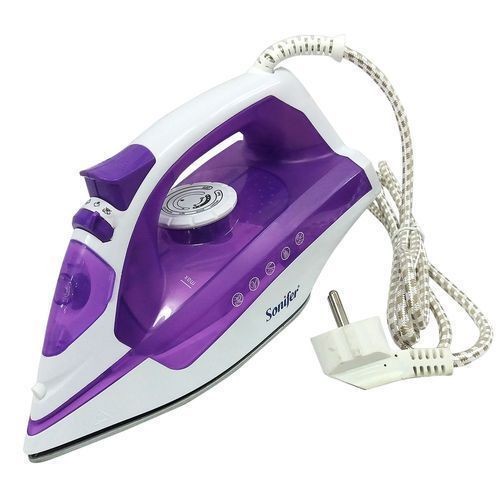 Sonifer Quality Electric Steam Dry Flat Iron - Purple, White