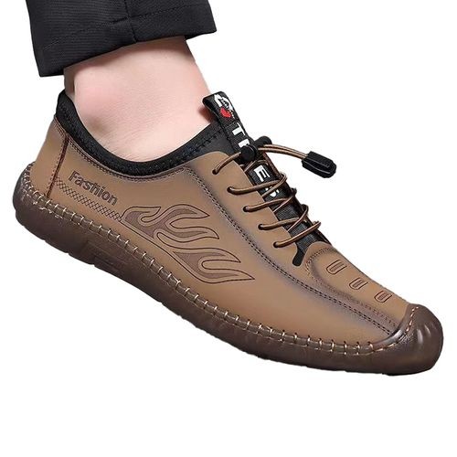 Men's Loafers & Slip-Ons Casual Soft Sole Shoes - Brown