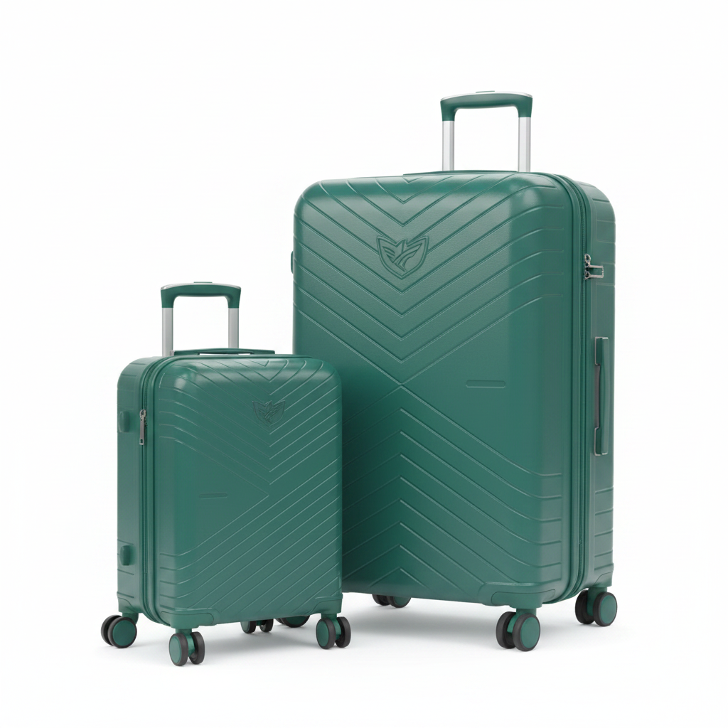EarlyBird Hardshell Trolley Luggage Set - Teal (Small / Medium / Large / Full Set)