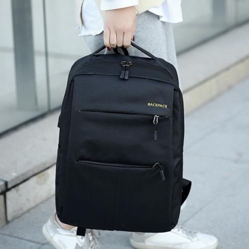 Backpack 4 In 1 Multi Functional School Business Backpack With USB Slot - Black