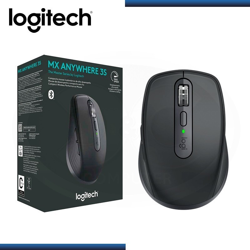 Logitech MX Anywhere 3S Wireless Mouse - Black