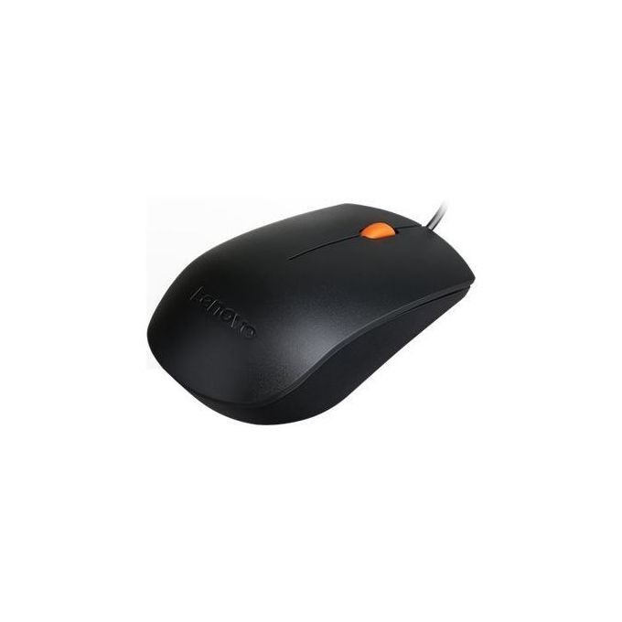 Lenovo 300 Wired Plug & Play USB Mouse – Black