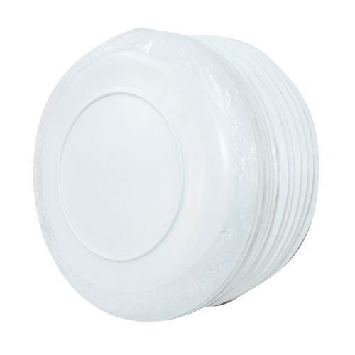 Set Of 12pc Melamine Dinner Plates - White