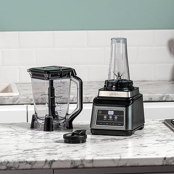 Ninja 2-in-1 Blender with 3 Automatic Programs; Blend, Max Blend, Crush, and 4 Manual Settings, 2.1L Jug & 700ml Cup, 1200W, Dishwasher Safe Parts